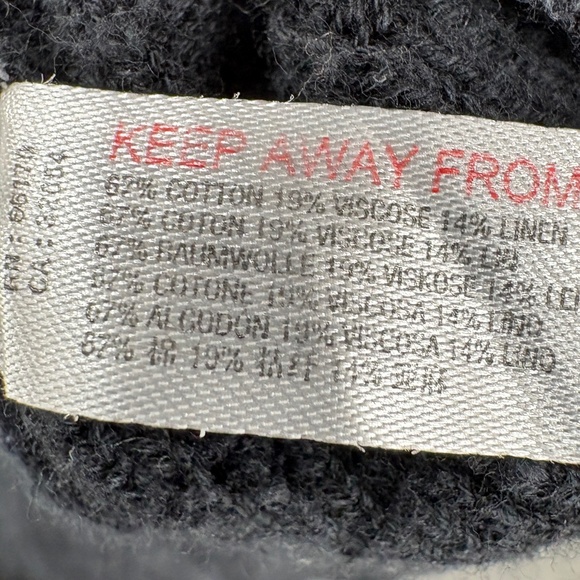 Free People FP Beach Black Ribbed Button Front Cardigan Sweater Women’s Size S - Picture 7 of 8